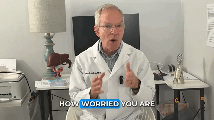 Dr. Blaine Schilling, MD — University of Texas — presenting his findings on memory loss